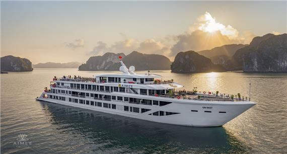 Combo Du thuyền Aime'e 5* + Khách sạn Mường Thanh Luxury  5*